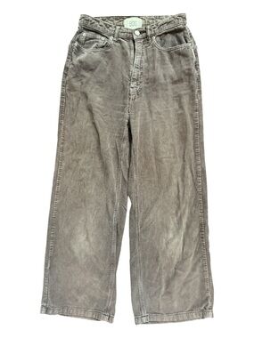 BDG High & Wide Corduroy Pants Tan Size 27 Urban Outfitter Cords
